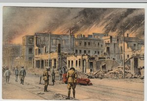 Greece; Salonica Fire Disaster 1917, Salonica Docks PPC By IPA, Unused 