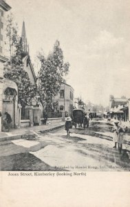 Jones Street Kimberley South Africa Old Postcard