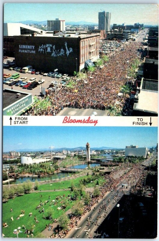 M-48649 The Bloomsday Run From Start To Finish Spokane Washington