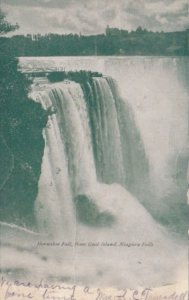 Horseshoe Falls From Goat Island Niagara Falls New York City 1906