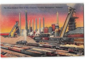 Birmingham Alabama AL Postcard 1930-1950 The Sloss-Sheffield Steel & Iron Co.