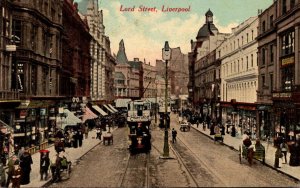 England Liverpool Trolley On Lord Street