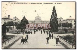 Old Postcard St Maurice National Asylum Of Convalescents Vue Generale