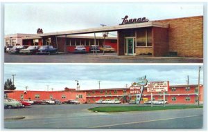 WILLISTON, ND North Dakota ~ Roadside EL RANCHO MOTOR HOTEL c1950s Cars Postcard