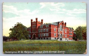 J93/ Huntington West Virginia Postcard c1910 Marshall College Normal 218