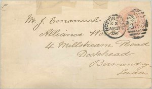 Entier Postal Stationery Postal Great Britain Great Britain 1884 Nottingham t...