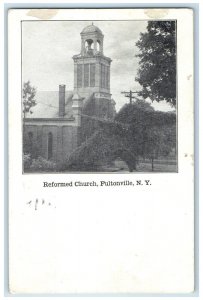 1947 Reformed Church View Fultonville New York NY Vintage Posted Postcard