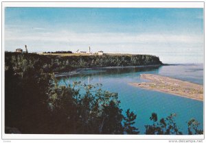 Cape Madeleine and Lighthouse, Riviere Madeleine, GASPE NORD, Quebec, Canada,...