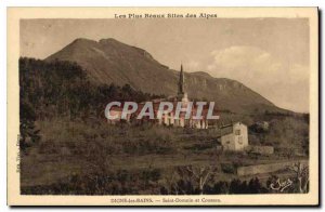 Old Postcard Digne les Bains and Saint Domnin Cousson The Most Beautiful Site...