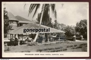 dc948 - JAMAICA BWI 1930s Shaw Park Hotel Ballroom. Real Photo Postcard