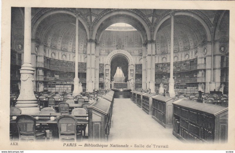 PARIS , France , 00-10s ; Bibliotheque Nationale - Library ; #6