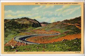 MT - Dead Man Curve, Red Lodge-Cooke City Highway