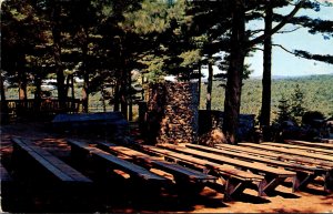 New Hampshire Rindge Cathedral Of The Pines Pulpit and Choir Mound