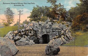 Entrance, School of Mines, Nay Aug Park Scranton, Pennsylvania PA