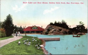 Stow Lake and Boat House, Golden Gate Park