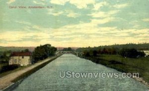 Canal View in Amsterdam, New York