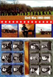 2~4X6 Postcards  CIVIL WAR  Battle Re-Enactment & Confederate & Union Generals