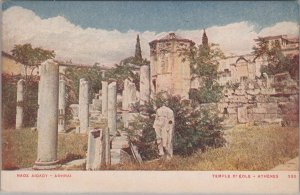 Postcard Temple D'Eole Athens Greece