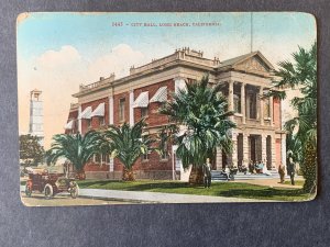 City Hall Long Beach CA Litho Postcard H1158093653