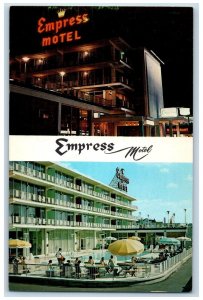 c1950's Empress Motel Restaurant Tourist Asbury Park New Jersey NJ Postcard