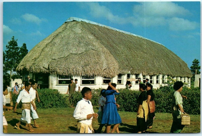 Postcard - Tongan Style Chapel - Fua'amotu, Tonga 