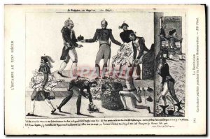 Old Postcard Napoleon 1st Restitution Cartoon