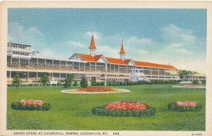 Louisville KY Kentucky - Grand Stand at Churchill Downs Horse Race Track - Linen