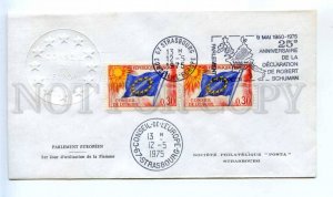 418307 FRANCE Council of Europe 1975 year Strasbourg European Parliament COVER