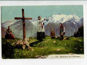 3127468 SWITZERLAND Benediction de la Montagne Vintage PC