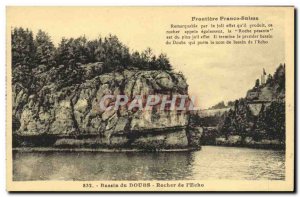 Postcard Old Basins of Doubs Rock of Echo