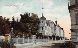 LEITMERITZ a ELBE GERMANY LITOMERICE CZECH REPUBLIC~LIPPETT GASSE~1912 POSTCARD 