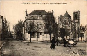 CPA BOURGES - Rue Bethune-CHAROST et Boulevard de Strasbourg (634673)