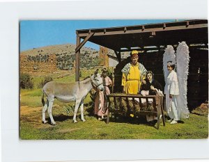 Postcard The Nativity Scene Wichita Mountains Easter Sunrise Service OK USA