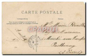 Old Postcard From Paris Bastille Square I send you these flowers