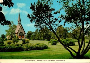 Canada Nova Scotia Grand Pre National Historic Park Church Of St Charles