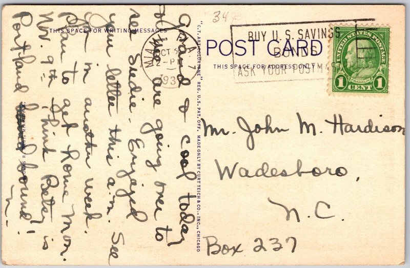 1936 Royal Palm Yacht Basin And Miami River Miami Florida Boats Posted Postcard