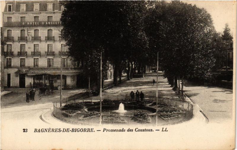 CPA BAGNERES-de-BIGORRE Promenade des Coustous (414708)