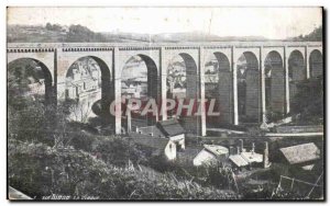 Old Postcard Dinan Viaduct