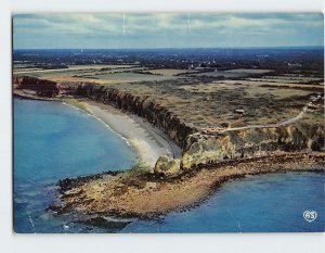 Postcard Pointe Du Hoc, Omaha Beach, Cricqueville-en-Bessin, France
