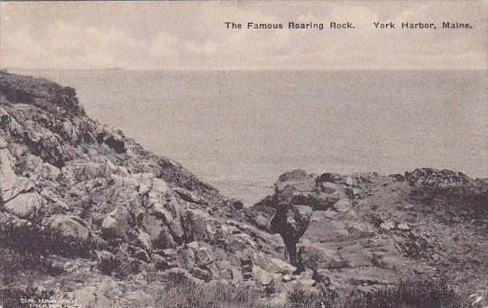 The Famous Roaring Rock York Harbor Maine Albertype 1922