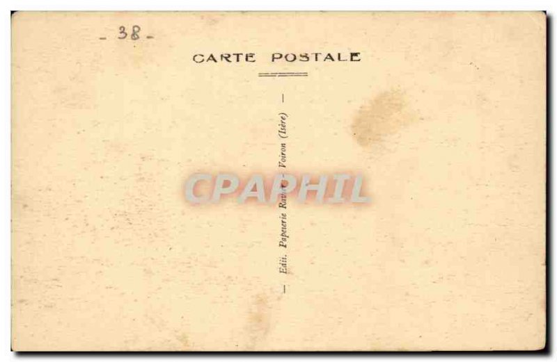 Voiron Old Postcard General view