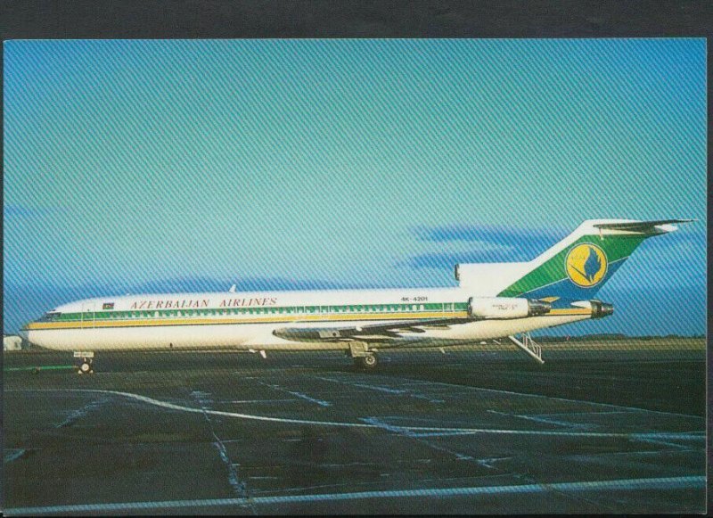 Aviation Postcard - Azerbaijan Airlines Boeing 727-200 4K-4201 Aeroplane T3523 