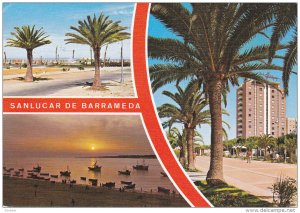 Sanlucar de Barrameda, Beach View, CADIZ, Andalucia, Spain, PU-1987