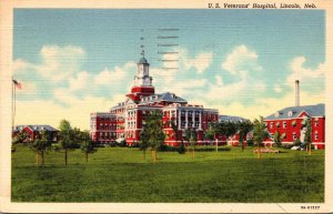 Nebraska Lincoln U S Veterans Hospital 1941 Curteich