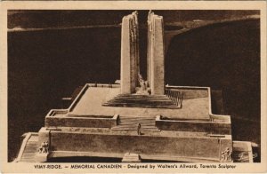 CPA VIMY - RIDGE - Memorial Canadien (139403)