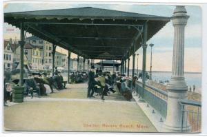 Shelter Revere Beach Boston Massachusetts 1910c postcard