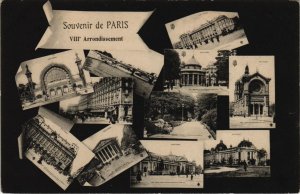 CPA PARIS 8e - Souvenir de Paris (55646)