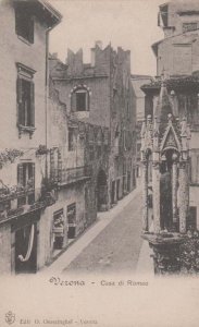 Verona Casa Di Romeo Italy Italian Antique Postcard