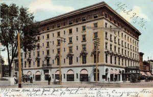 Oliver Hotel, South Bend, Indiana, Very Early Postcard, Used in 1906