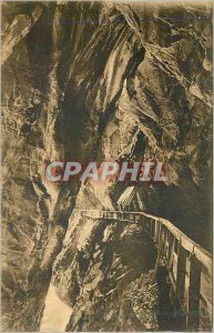 Postcard Old Mitte der Taminaschlucht bei Bad Pf?fers